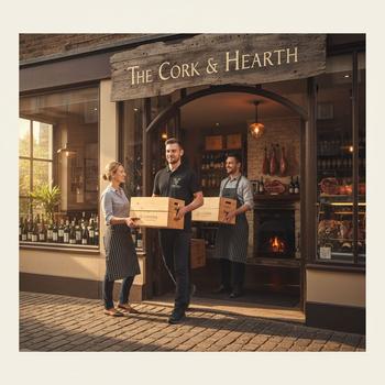 Vinleveranser till restauranger i mindre orter i Sverige